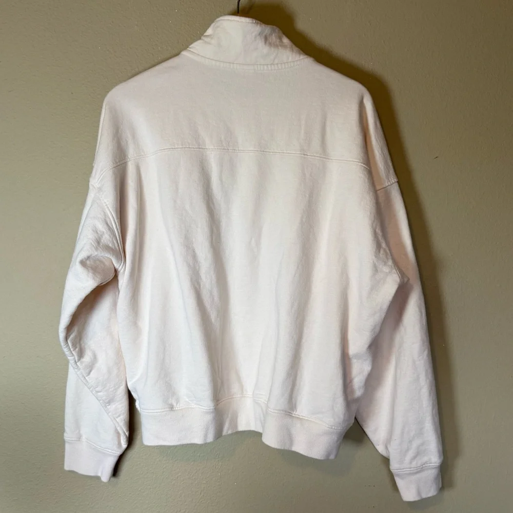 SPORTY & RICH Cream Country Club Quarter Zip
Sweatshirt Size Large - Picture 4 of 8